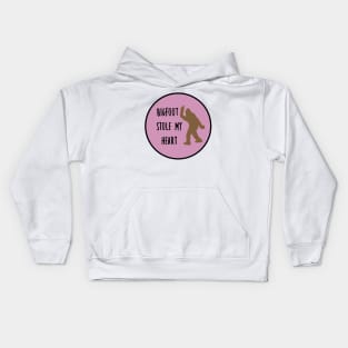 Bigfoot Stole My Heart Lilac Kids Hoodie